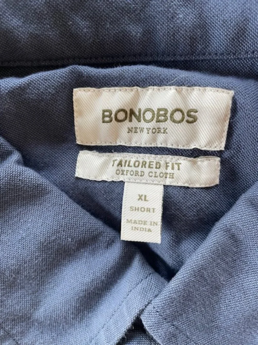 Bonobos Everyday Oxford Shirt - Dusty Blue, XL Short